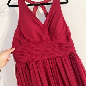Azazie Bridesmaids Dress - Natasha - Burgundy - *NWT*
